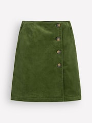 Boden Green Evelyn Button Cord Wrap Skirt - Image 5 of 5