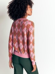 Қызғылт - Boden Elsie Cashmere Экипаж жүні - 6суретінің 3 суреті