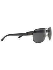 Polo Ralph Lauren Grey Matte Dark Gunmetal Sunglasses - Image 12 of 12