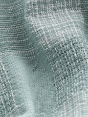 Verde - 100% Cotton Carouri Mânecă scurtă Textured Cămăși with Cuban Guler - Image 7 of 7