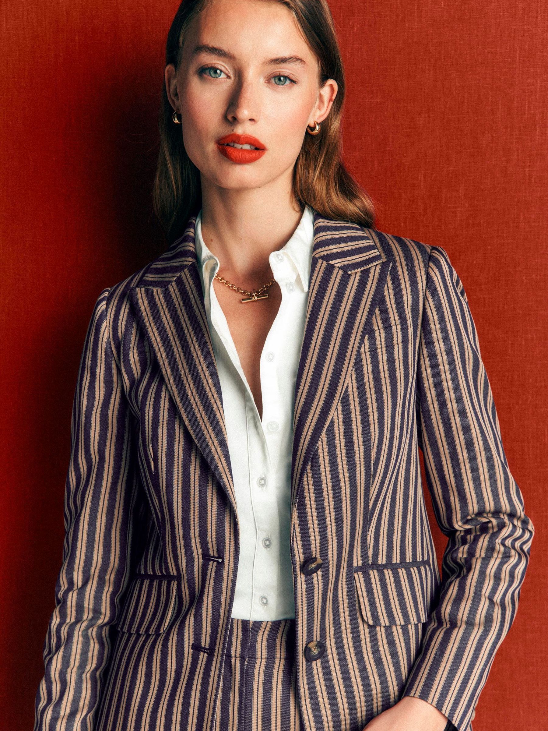 Boden Women's Blue Stamford Tailored Blazer - Size 18 - Image 2