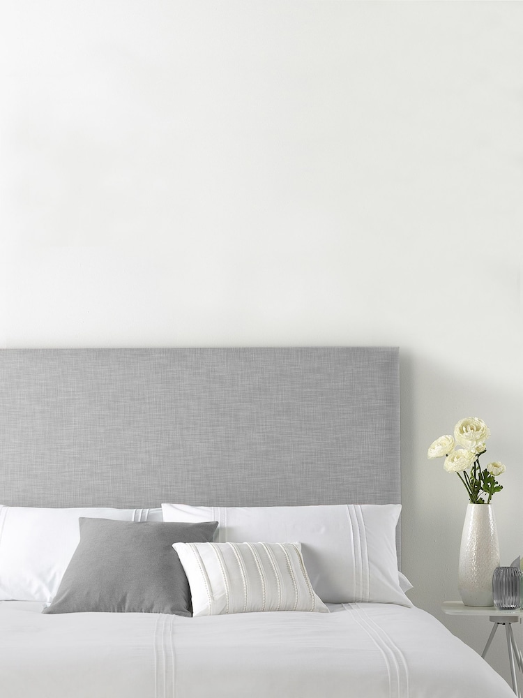 Catherine Lansfield Grey Headboard - Image 1 of 3