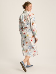 Joules Francesca White Tie Waist Shirt Dress - Image 2 of 8