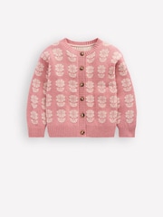 Boden Pink Flower Pot Cardigan - Image 1 of 3