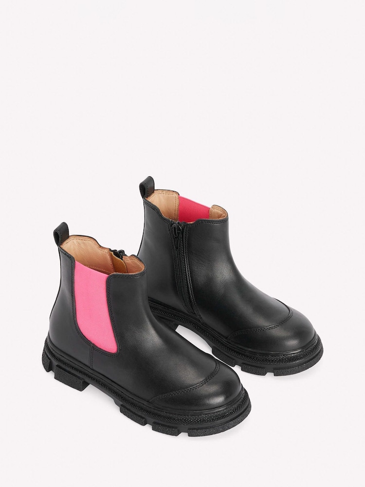 Boden Black Chunky Chelsea Boots - Image 1 of 3
