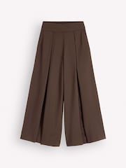 Boden Brown Single Pleat Culottes - Image 1 of 1