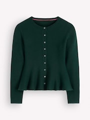 Boden Tætsiddende cardigan i uld med peplum - Billede 5 af 5