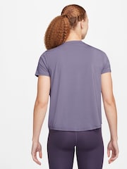 Nike Purple One Classic Dri-FIT Short Sleeve Top - Image 2 of 5
