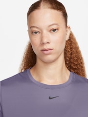 Nike Purple One Classic Dri-FIT Short Sleeve Top - Image 3 of 5