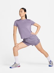 Nike Purple One Classic Dri-FIT Short Sleeve Top - Image 4 of 5