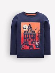 Boden Blue Long Sleeve Glow T-Shirt - Image 3 of 5