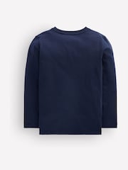 Boden Blue Long Sleeve Glow T-Shirt - Image 4 of 5
