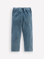 Boden Blue Tapered Pull-On Trousers - Image 1 of 3