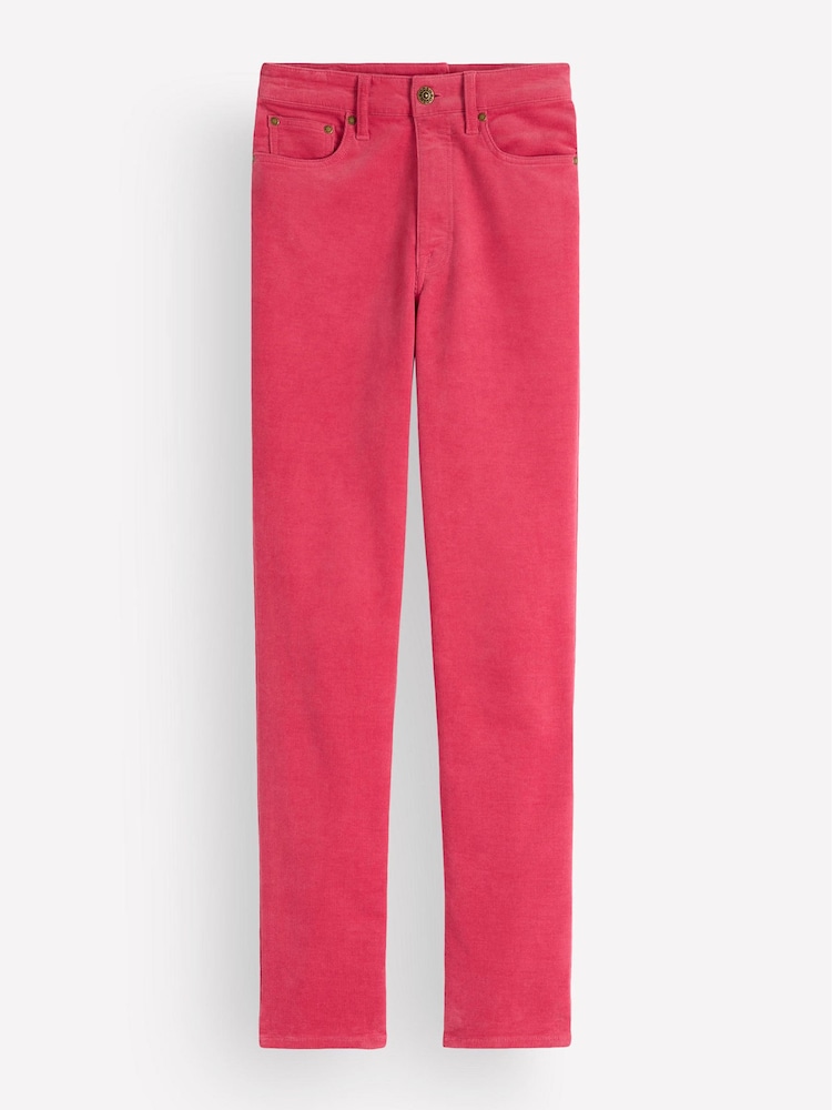 Pink - Boden High Rise Cord Slim Jeans - Bild 1 von 1