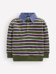 Boden Green Smart Collared Sweatshirt - Image 1 of 3