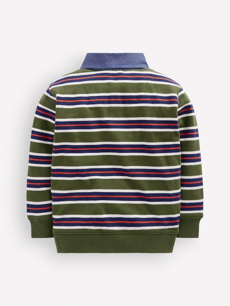 Boden Green Smart Collared Sweatshirt - Image 2 of 3 Boden Green Smart Collared Sweatshirt - Image 2 of 3