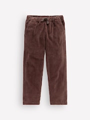 Boden Brown Tapered Pull-On Trousers - Image 1 of 3