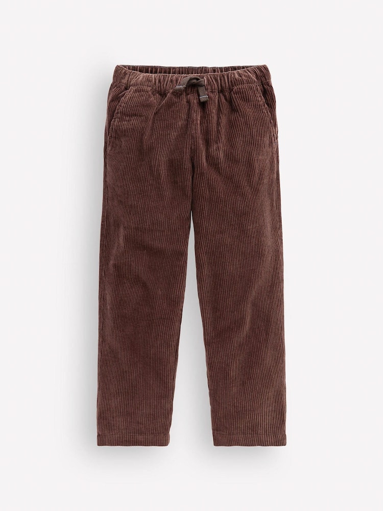 Boden Brown Tapered Pull-On Trousers - Image 1 of 3 Boden Brown Tapered Pull-On Trousers - Image 1 of 3