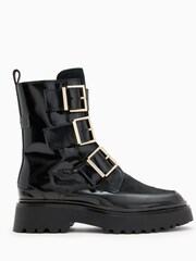 AllSaints Black Lynx Pony Boots - Image 1 of 7