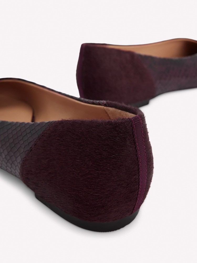 Boden Red Nigella Pointed Flats - Image 5 of 5