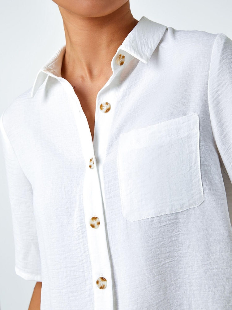 Roman Petite Button Up Pocket Shirt - Imagen 5 de 5