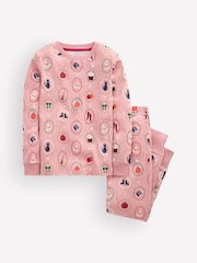 Boden Pink Snug Glow-In-The-Dark Pyjamas - Image 1 of 3