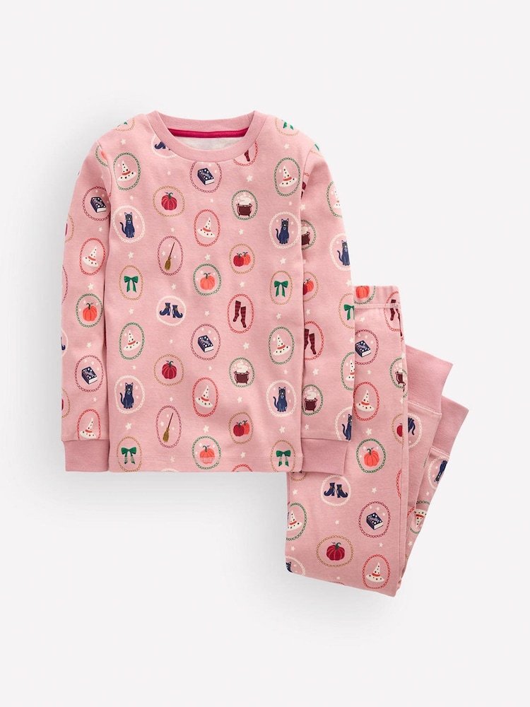 Boden Pink Snug Glow-In-The-Dark Pyjamas - Image 1 of 3 Boden Pink Snug Glow-In-The-Dark Pyjamas - Image 1 of 3