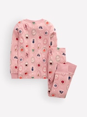 Boden Pink Snug Glow-In-The-Dark Pyjamas - Image 2 of 3