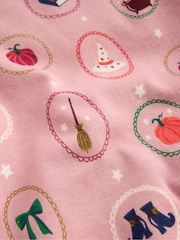 Boden Pink Snug Glow-In-The-Dark Pyjamas - Image 3 of 3