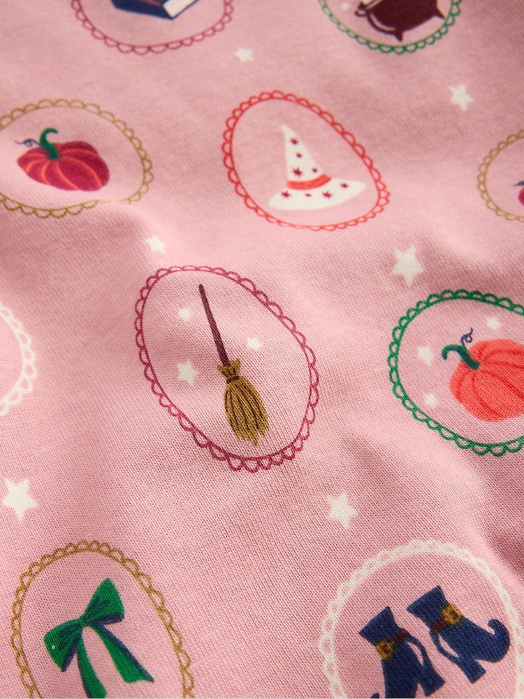 Boden Pink Snug Glow-In-The-Dark Pyjamas - Image 3 of 3 Boden Pink Snug Glow-In-The-Dark Pyjamas - Image 3 of 3
