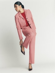 Boden Pink Canonbury Cotton 7/8 Trousers - Image 1 of 6