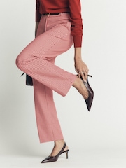 Boden Pink Canonbury Cotton 7/8 Trousers - Image 2 of 6