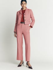 Boden Pink Canonbury Cotton 7/8 Trousers - Image 4 of 6