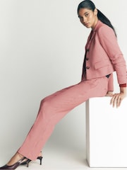 Boden Pink Canonbury Cotton 7/8 Trousers - Image 5 of 6