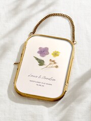 Personalised Pressed Flowers Wedding Framed Print By Posh Totty Designs - Image 3 of 3