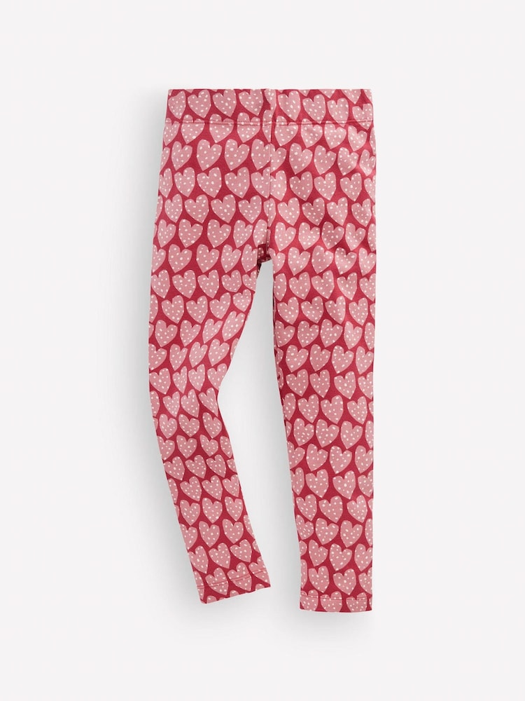 Boden Red Heart Fun Leggings - Image 1 of 3 Boden Red Heart Fun Leggings - Image 1 of 3
