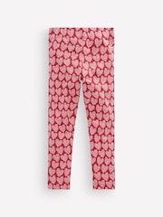 Boden Red Heart Fun Leggings - Image 2 of 3