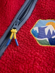 Boden Orange Cosy Borg Jacket - Image 3 of 3