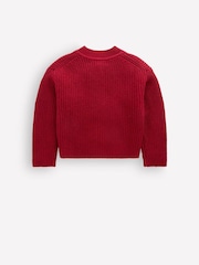Boden Red Chunky Everyday Cardigan - Image 2 of 3
