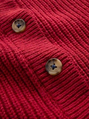Boden Red Chunky Everyday Cardigan - Image 3 of 3