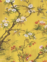 Woodchip & Magnolia Yellow Rivington Wallpaper - Image 3 of 3