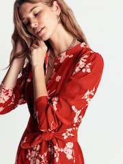Boden Brown Louise Cord Midi Shirt Dress - Image 2 of 6