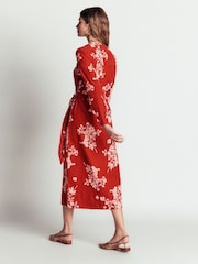Boden Brown Louise Cord Midi Shirt Dress - Image 3 of 6
