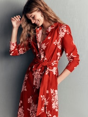 Boden Brown Louise Cord Midi Shirt Dress - Image 5 of 6