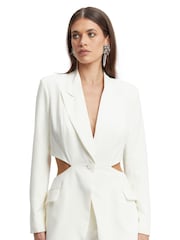 Bardot White Cassian Cut-Out Blazer - Image 1 of 5