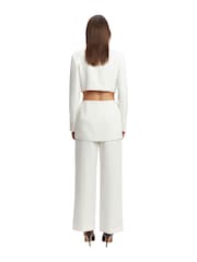 Bardot White Cassian Cut-Out Blazer - Image 2 of 5