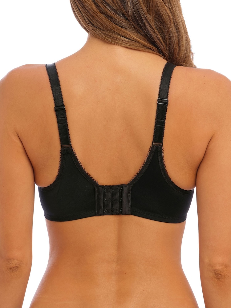 Wacoal Black Basic Beauty Full Figure Underwire Bra - Image 2 of 3 Wacoal Black Basic Beauty Full Figure Underwire Bra - Image 2 of 3