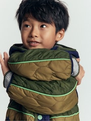 Boden Green Onion Quilted Coat - Image 4 of 8