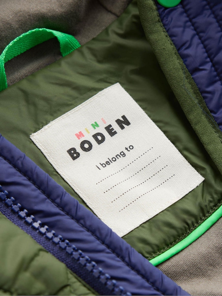 Boden Green Onion Quilted Coat - Image 8 of 8 Boden Green Onion Quilted Coat - Image 8 of 8