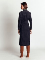 Boden Blue Fleur Cord Midi Dress - Image 3 of 5